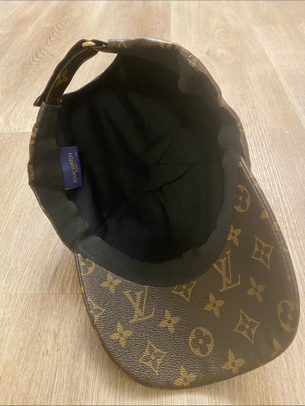 Louis Vuitton Monogram Baseball Cap Adjustable Unisex Brown LV Logo Hat - Picture 5 of 7